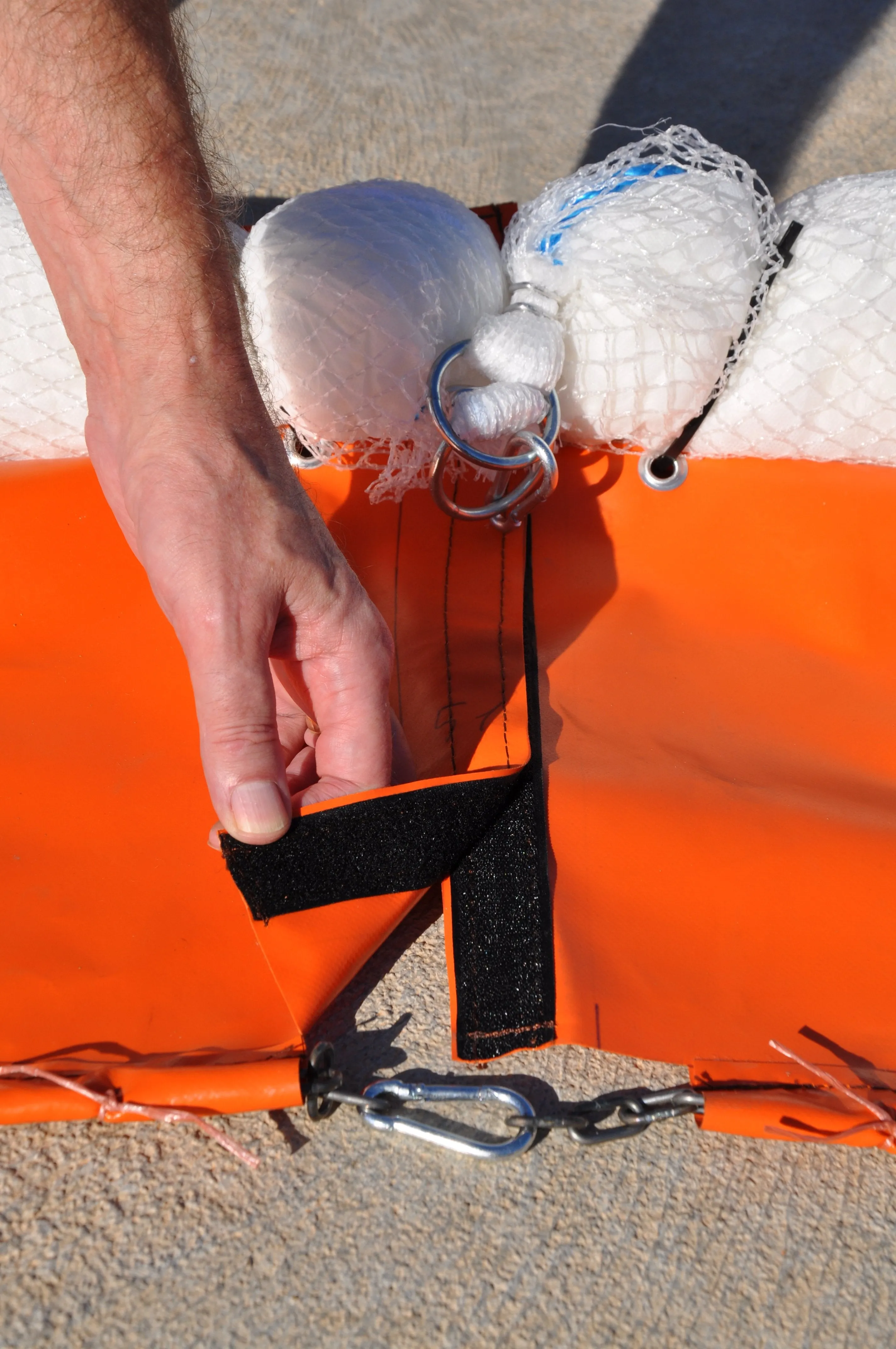 Absorbent Boom with PVC Skirt - ABPVC20-10 || 20cmØ x 10m