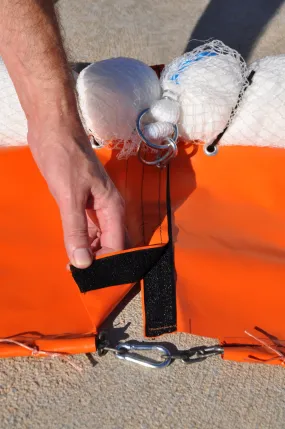 Absorbent Boom with PVC Skirt - ABPVC20-10 || 20cmØ x 10m