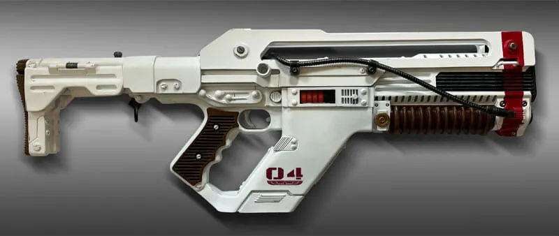 alien: romulus model life-size replica pulse rifle 71 cm  replicas  horror  replica