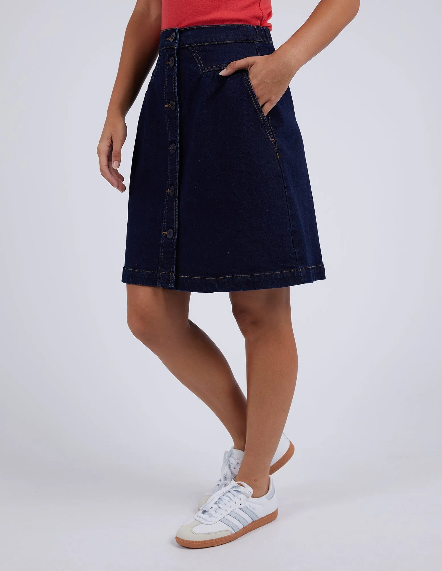 AMANDA SKIRT INDIGO DENIM