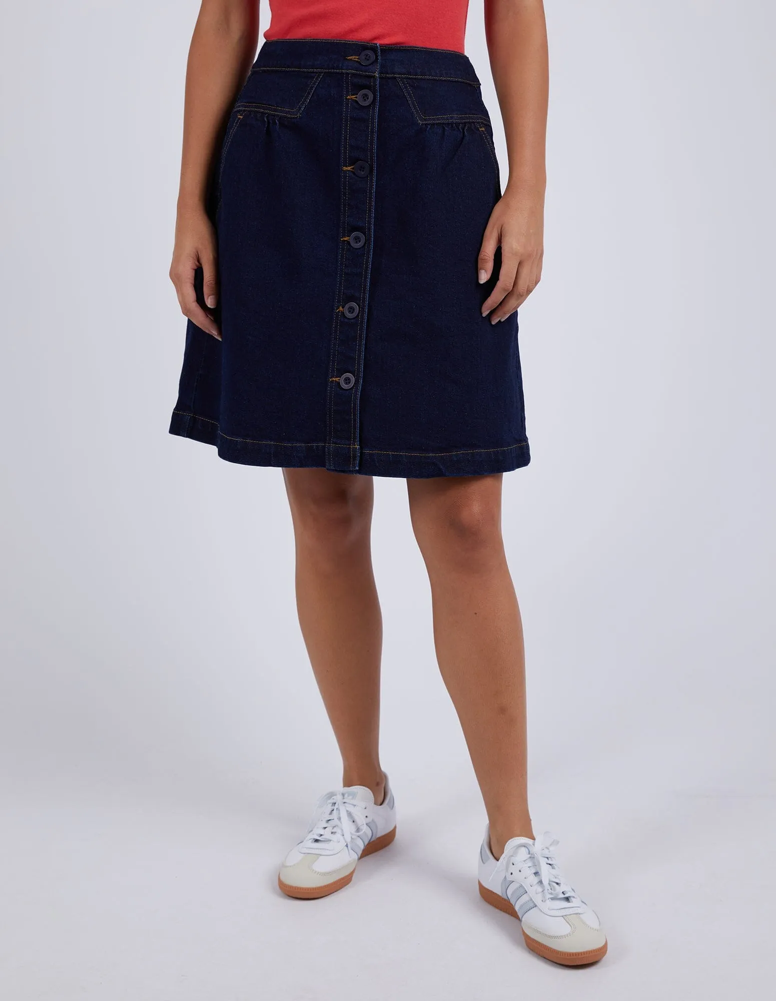 AMANDA SKIRT INDIGO DENIM