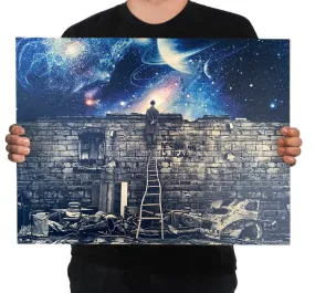 BEGINNING IS NEAR 18x24 Wood print