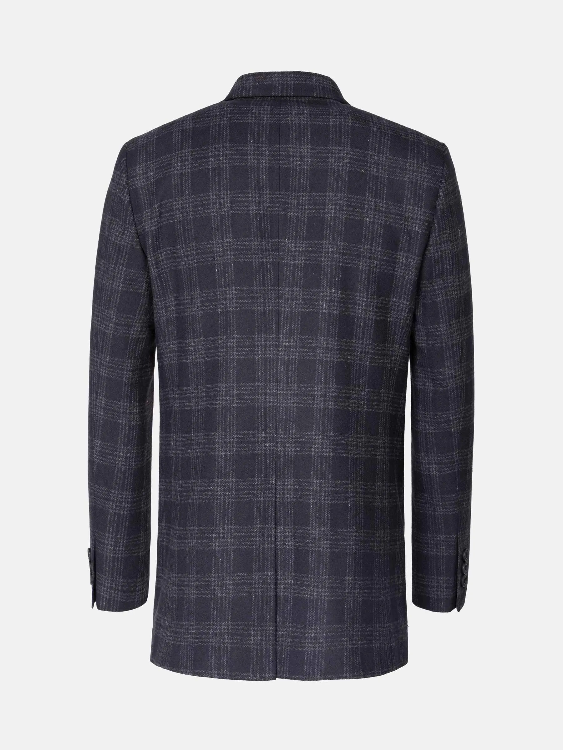 Bronson Slide Pocket Navy Trench Coat