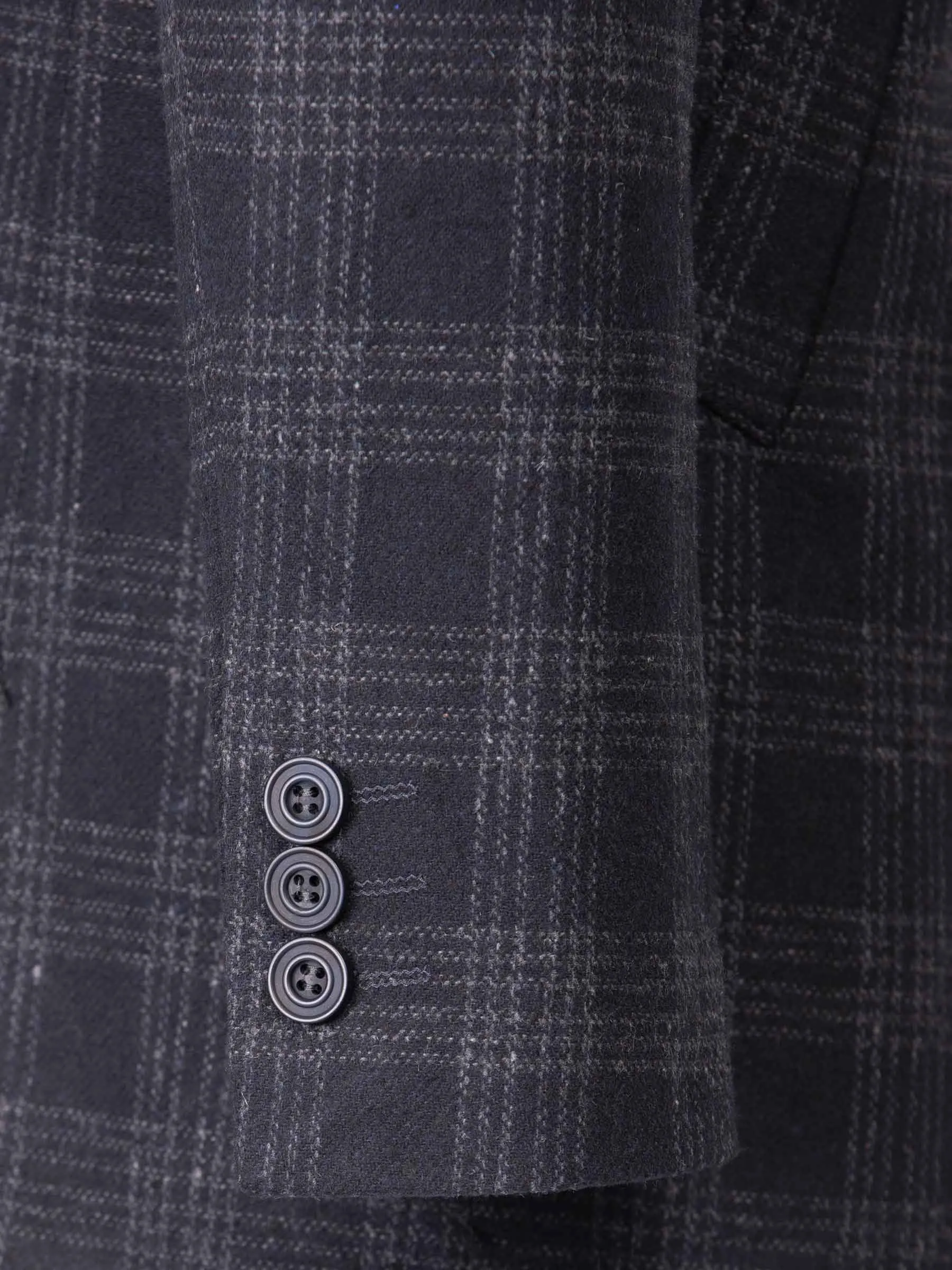 Bronson Slide Pocket Navy Trench Coat