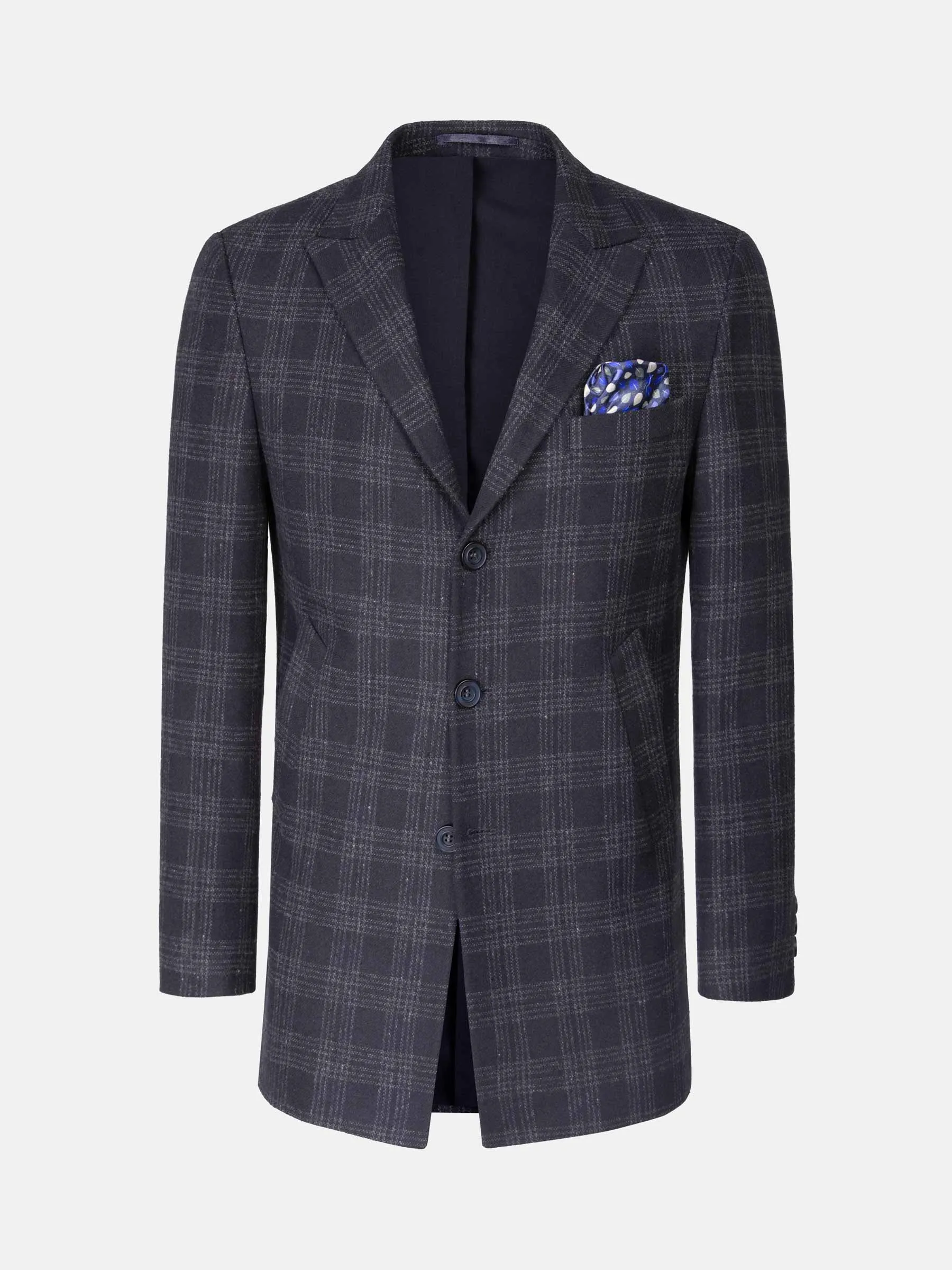Bronson Slide Pocket Navy Trench Coat