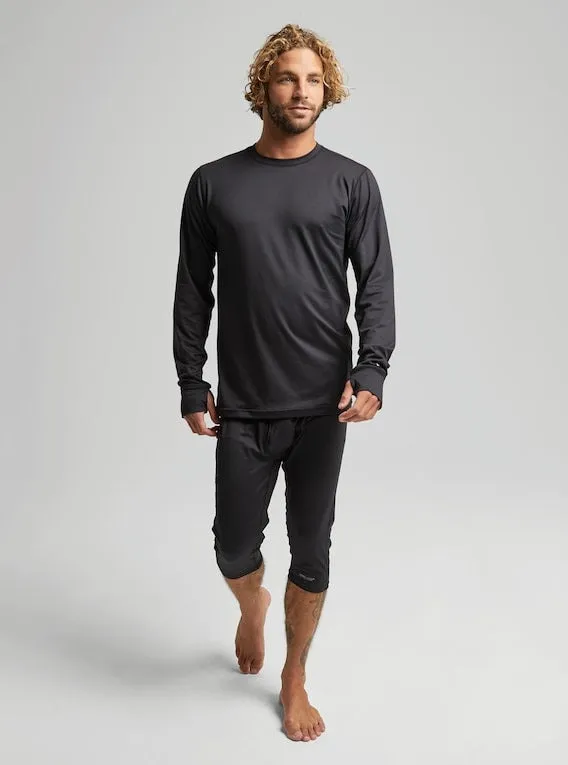 Burton Men's Midweight Base Layer Crewneck True Black 2023