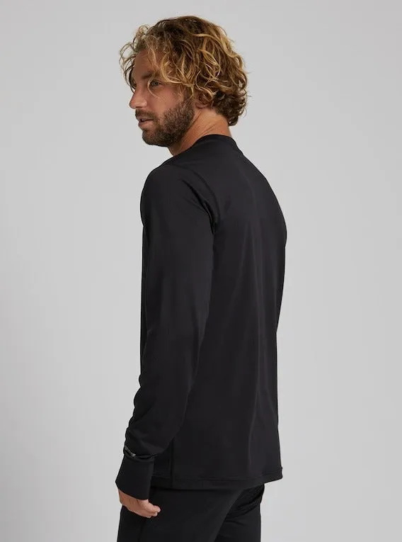 Burton Men's Midweight Base Layer Crewneck True Black 2023