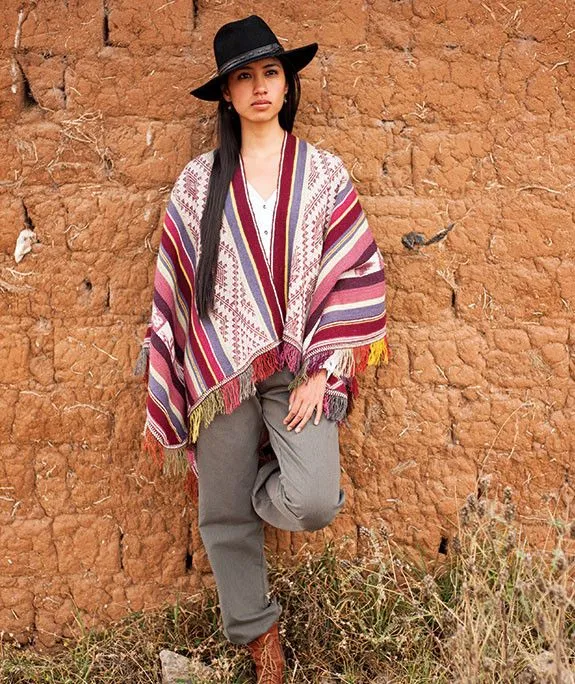 Carolina Alpaca Ruana Wrap