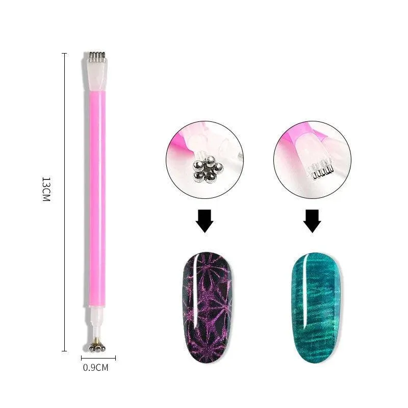Cat Eye Gel Polish Magnet Stick: Create Stunning 3D Nail Art