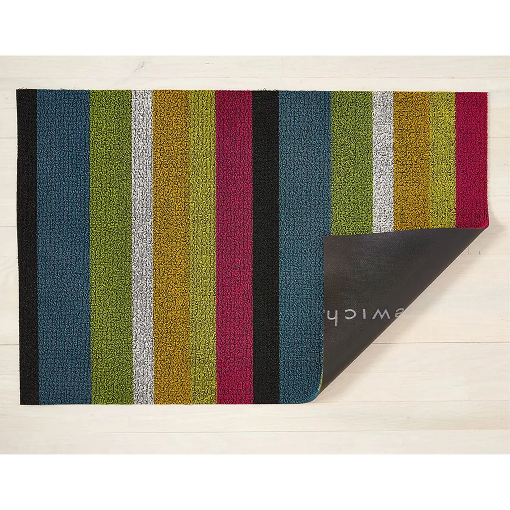 Chilewich Multi Bold Stripe Shag Mat