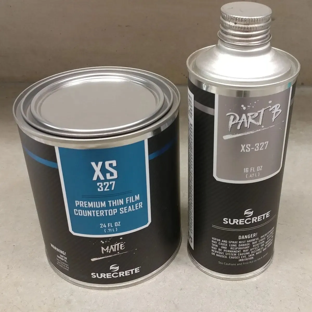 Concrete Countertop Sealer - Water Based Hybrid Polyurethane, Surecrete XS-327