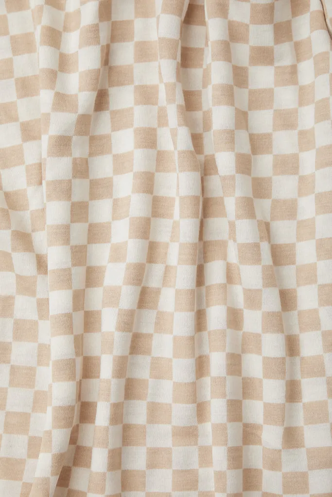 Cream Chequer Sleeper
