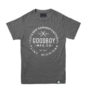 Crew Neck T-Shirt - Charcoal