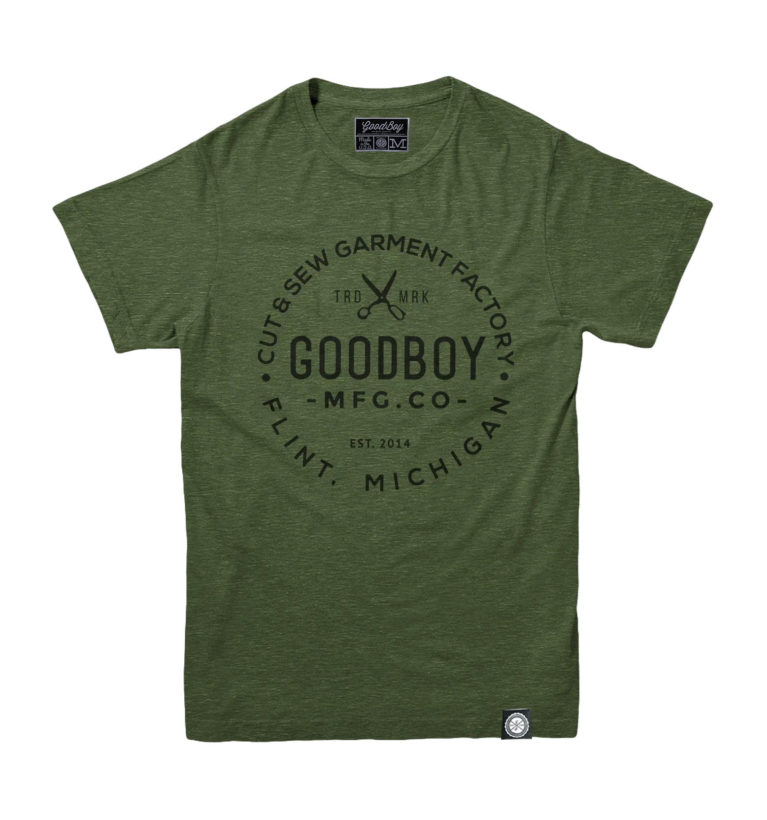 Crew Neck T-Shirt - Green