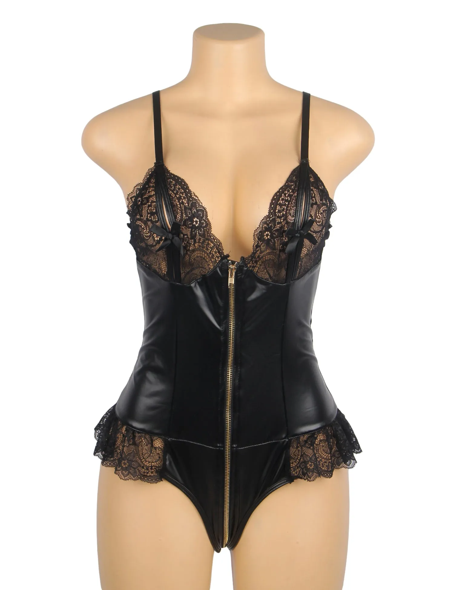Daring Desire Black Lace Bodysuit