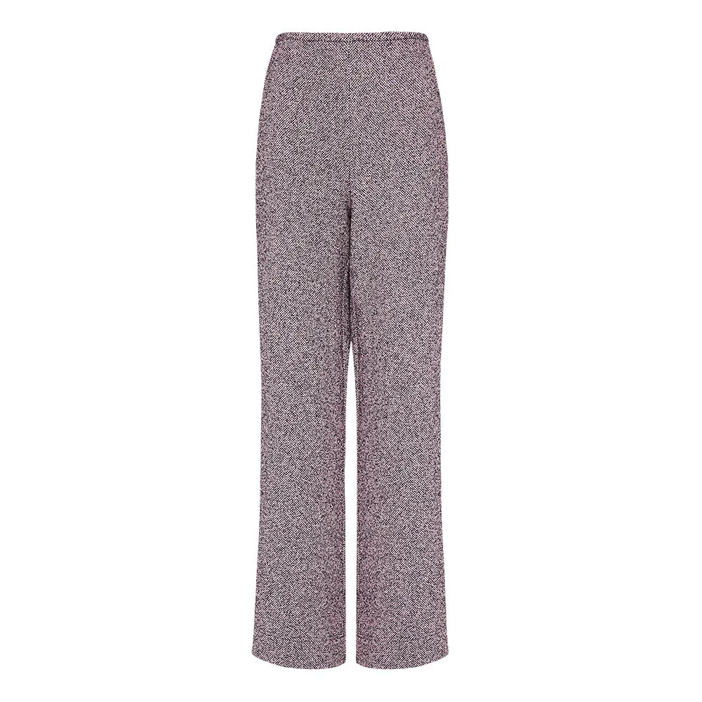 Dawn Pant Purple Tweed