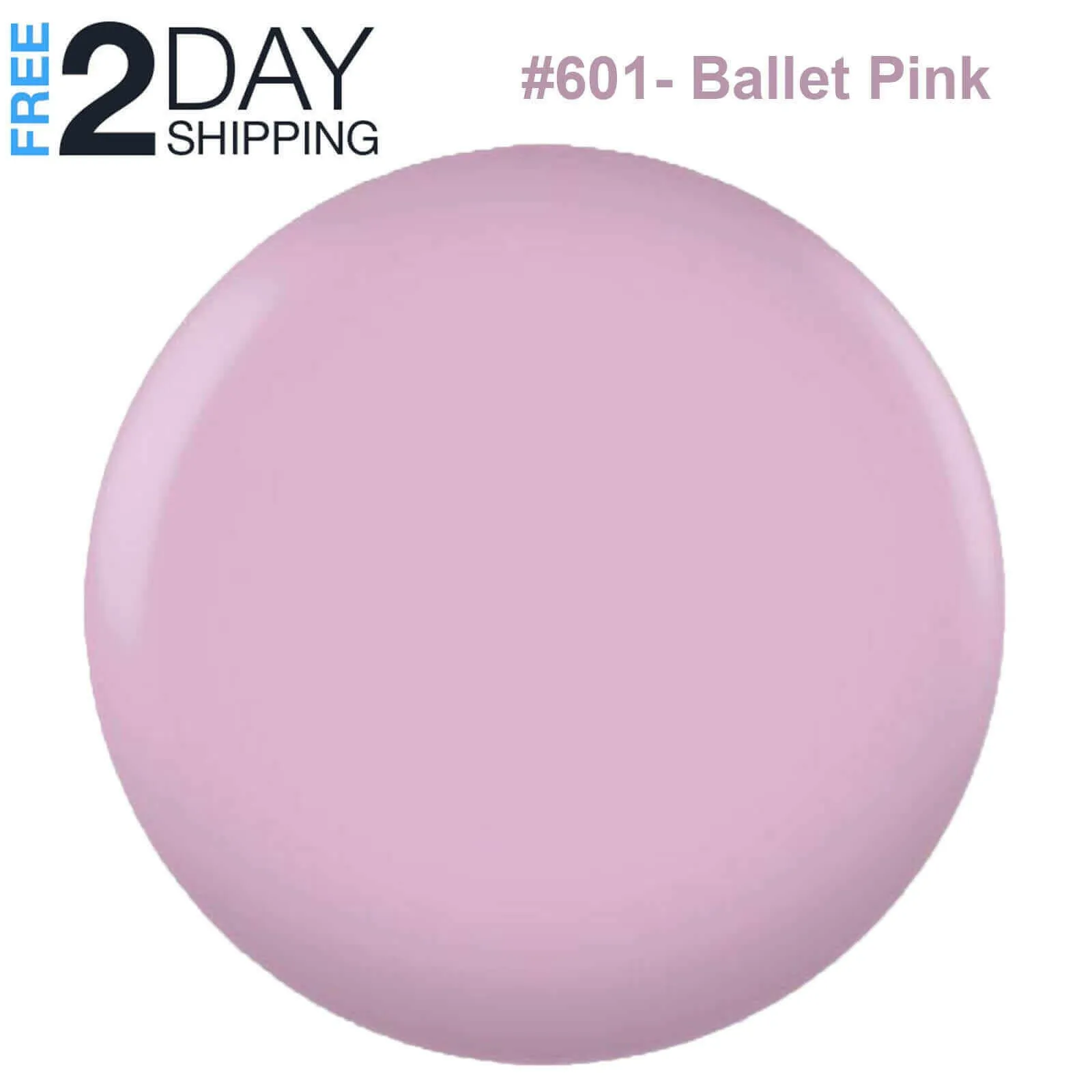 DND Gel Nail Polish & Nail Lacquer Set Soak Off Duo Set - #601 Ballet