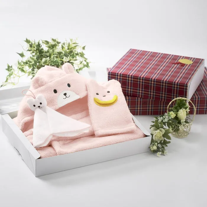 【eギフト】無撚糸バスポンチョセット【BOX付き】