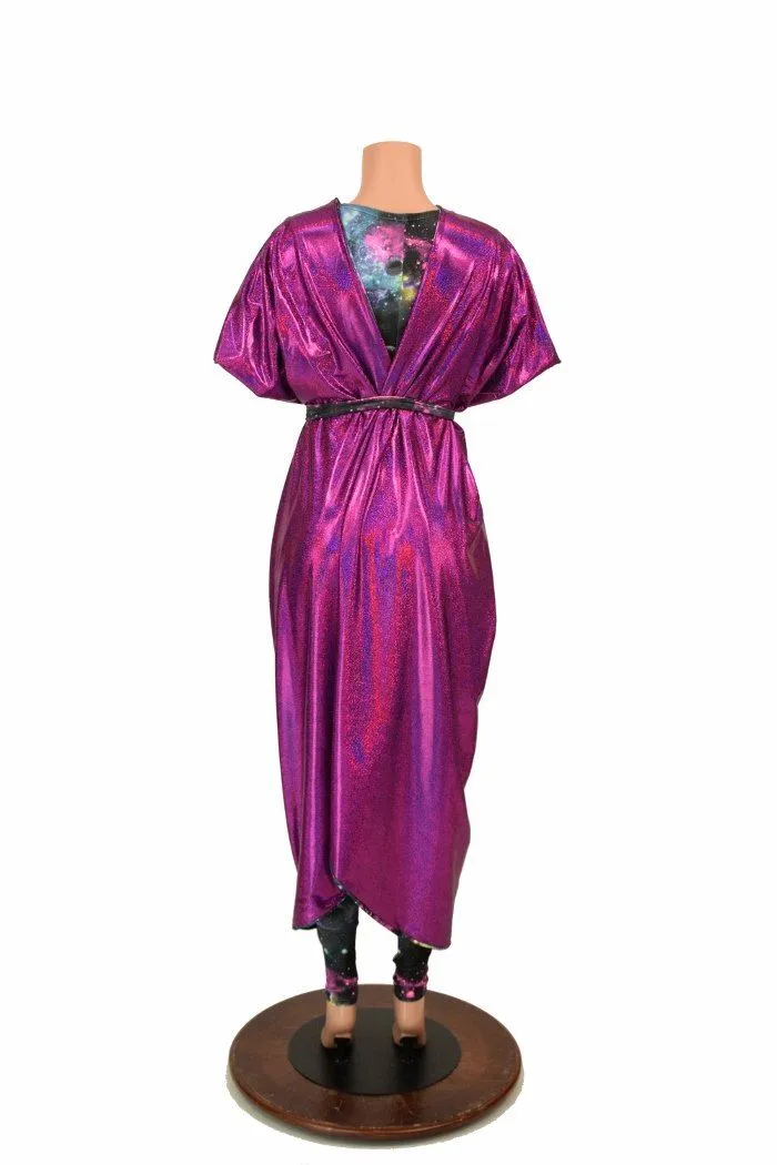 Galaxy and Fuchsia Sparkly Jewel Batwing Catsuit