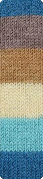 Ganga Spectrum Hand Knitting Wool Yarn (Multicolor_814202) (200gms)