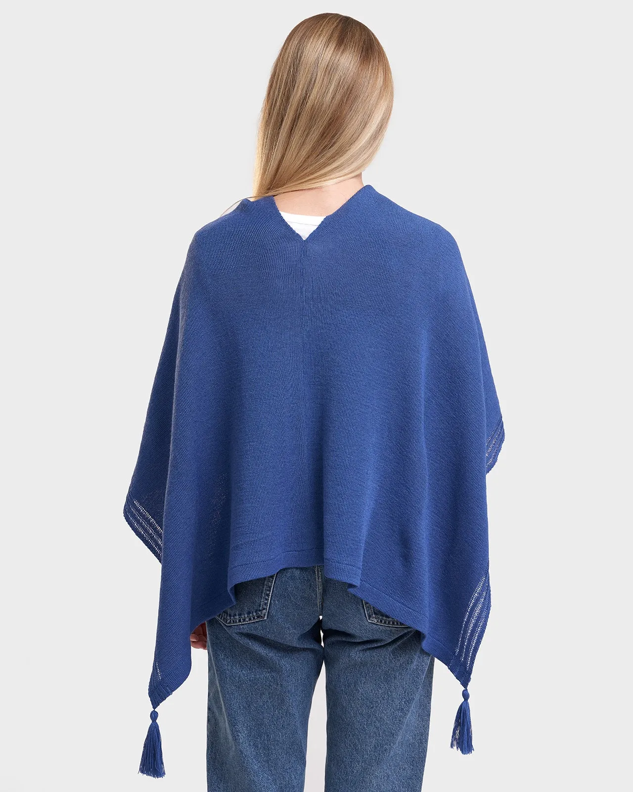 Keila multi-wear solid poncho