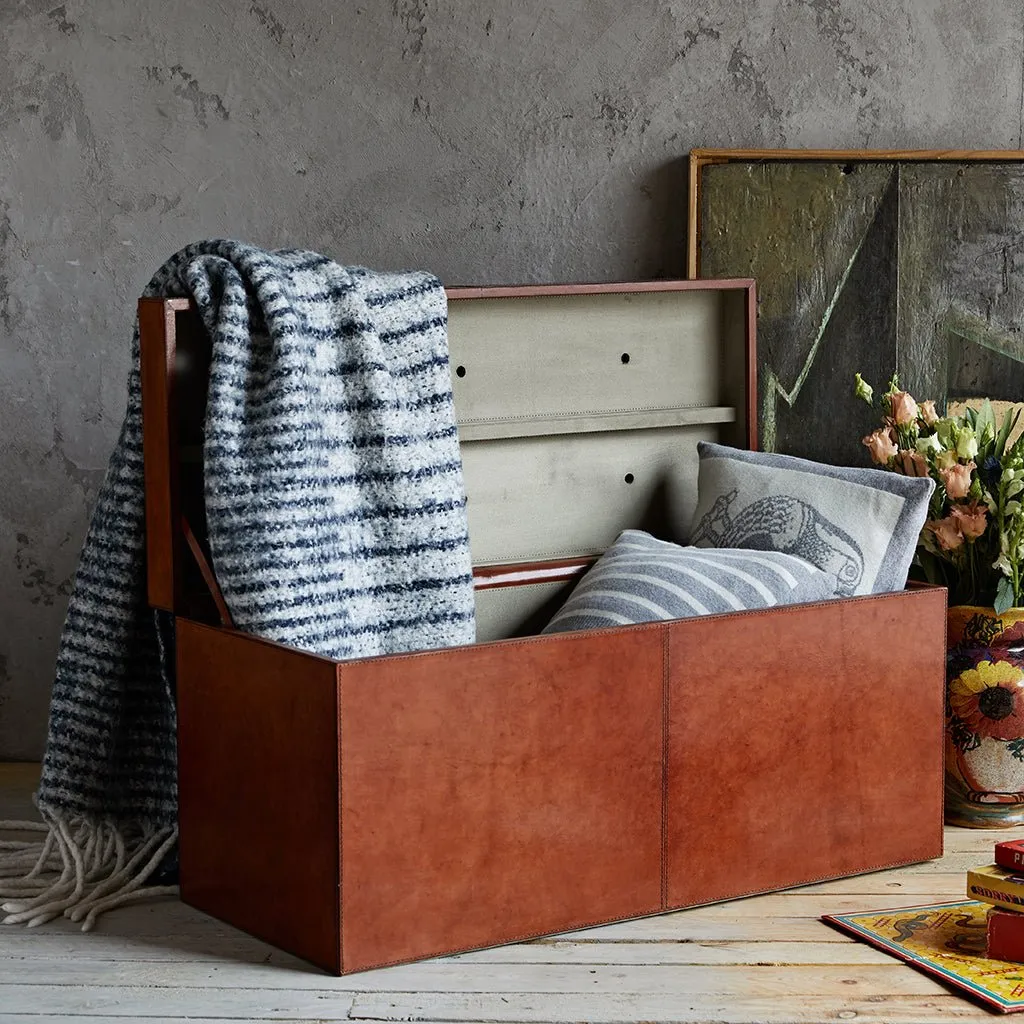 Leather Ottoman Chest