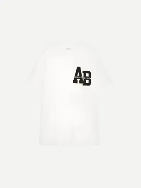 Lili Tee Letterman in Off White
