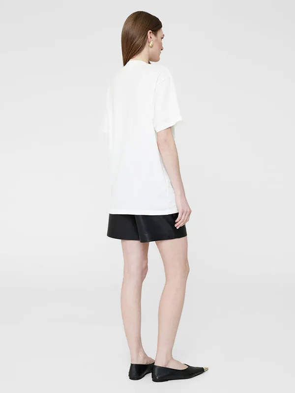 Lili Tee Letterman in Off White