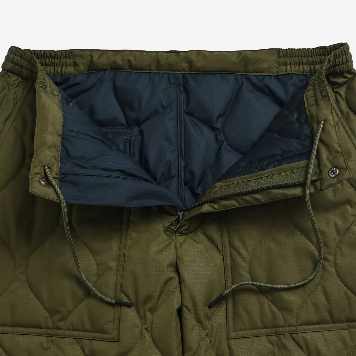 Military Easy Down Fatigue Pants - Dark Olive
