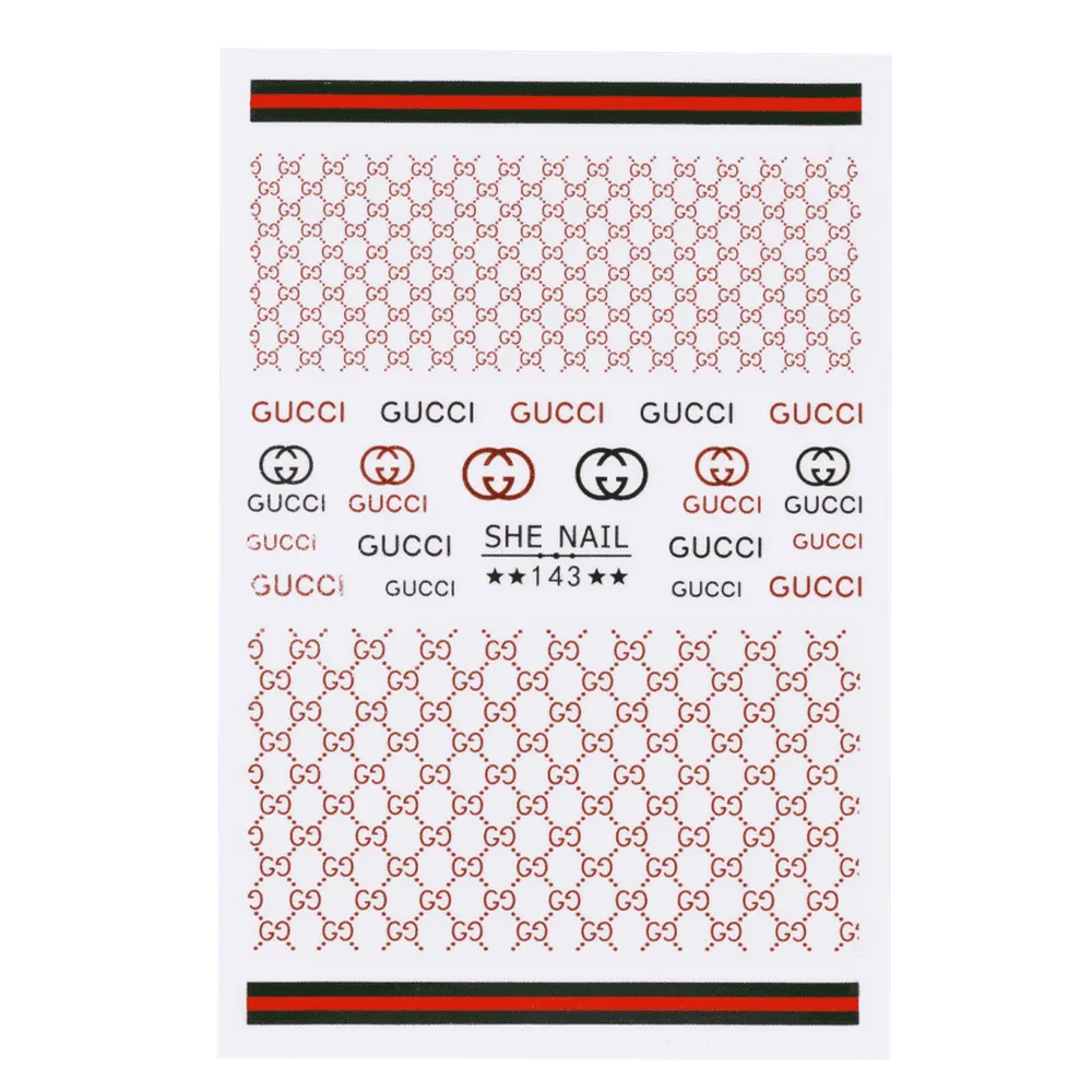 Nail Art Sticker - She Nail Fashion Sticker (SHENAILFSGCGC143)