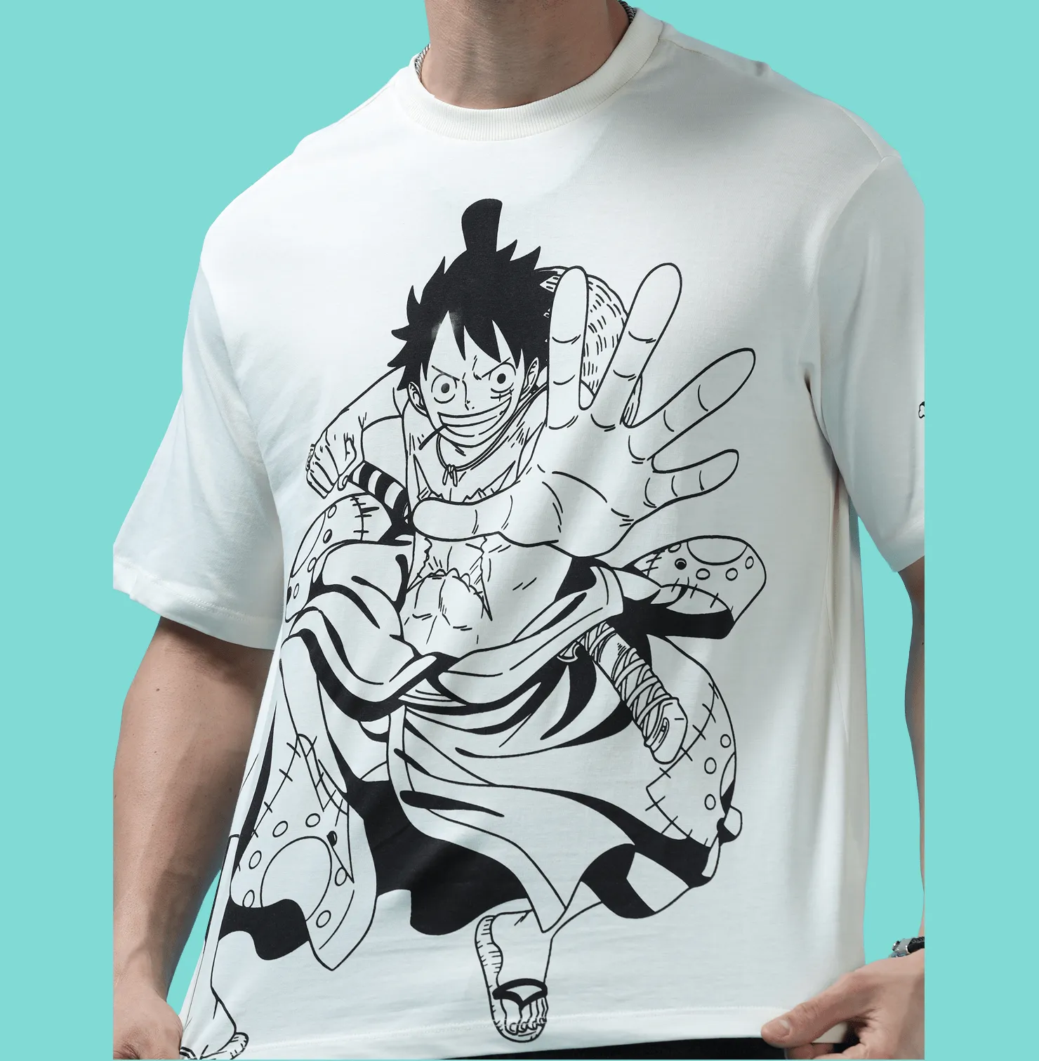 One Piece 1544 Off White T Shirt