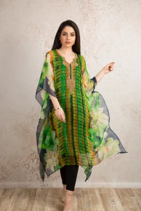 Print embd poncho U8_1029
