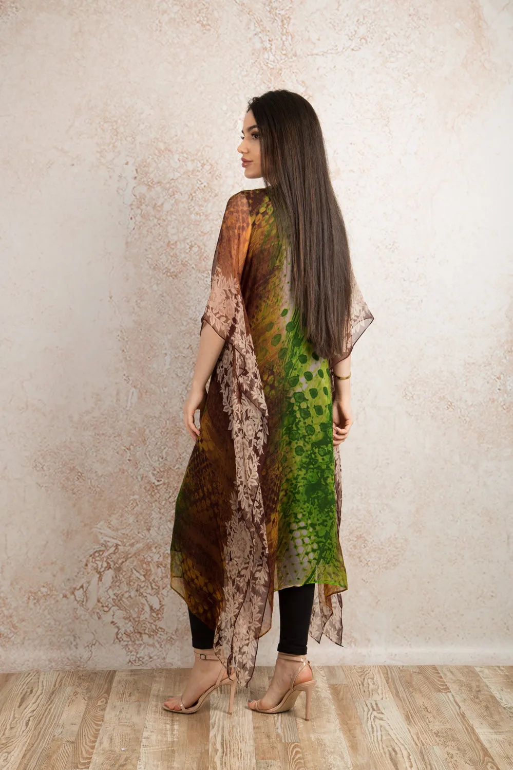Print embd poncho U8_1036