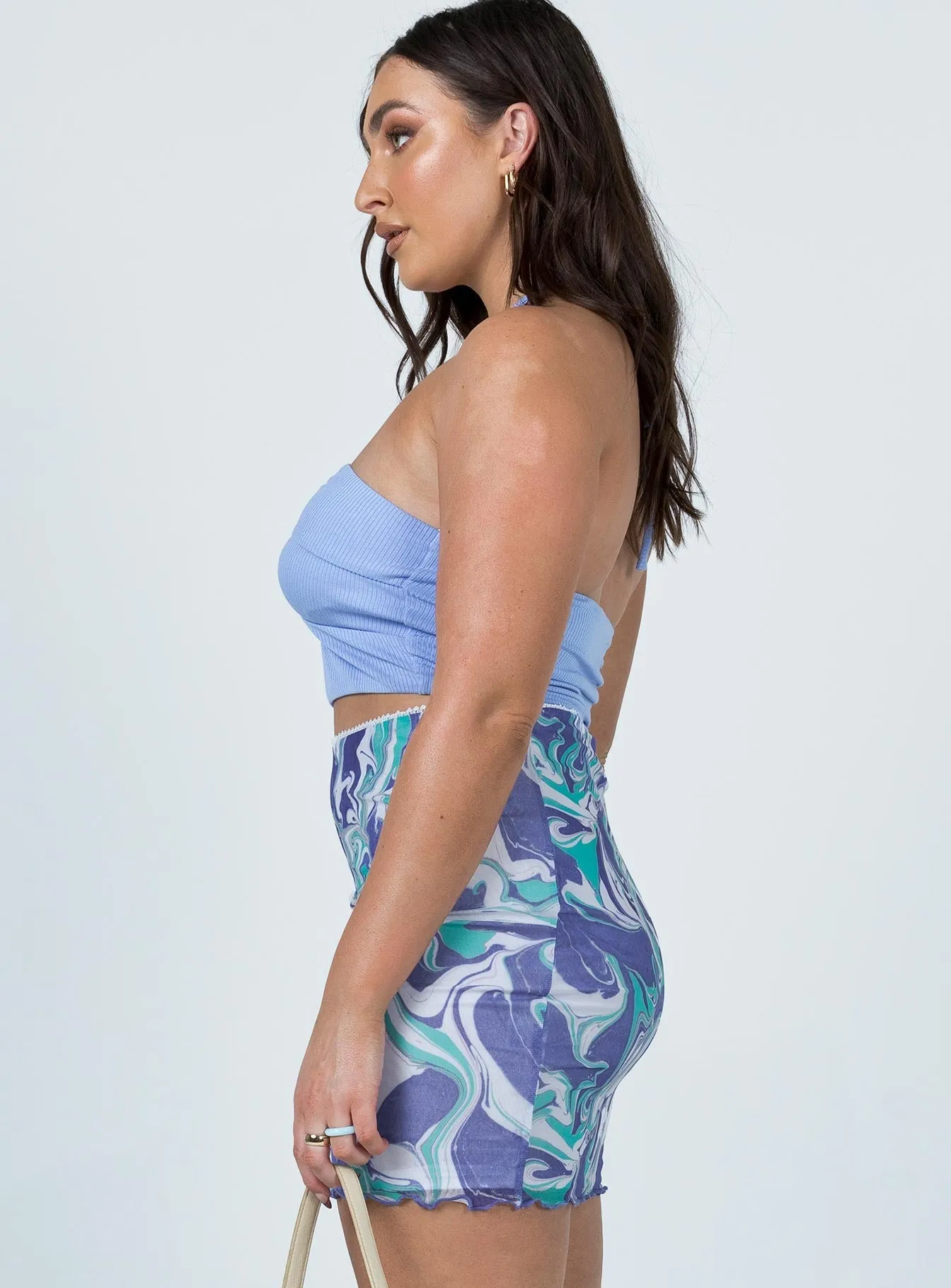 Remi Mini Skirt Blue