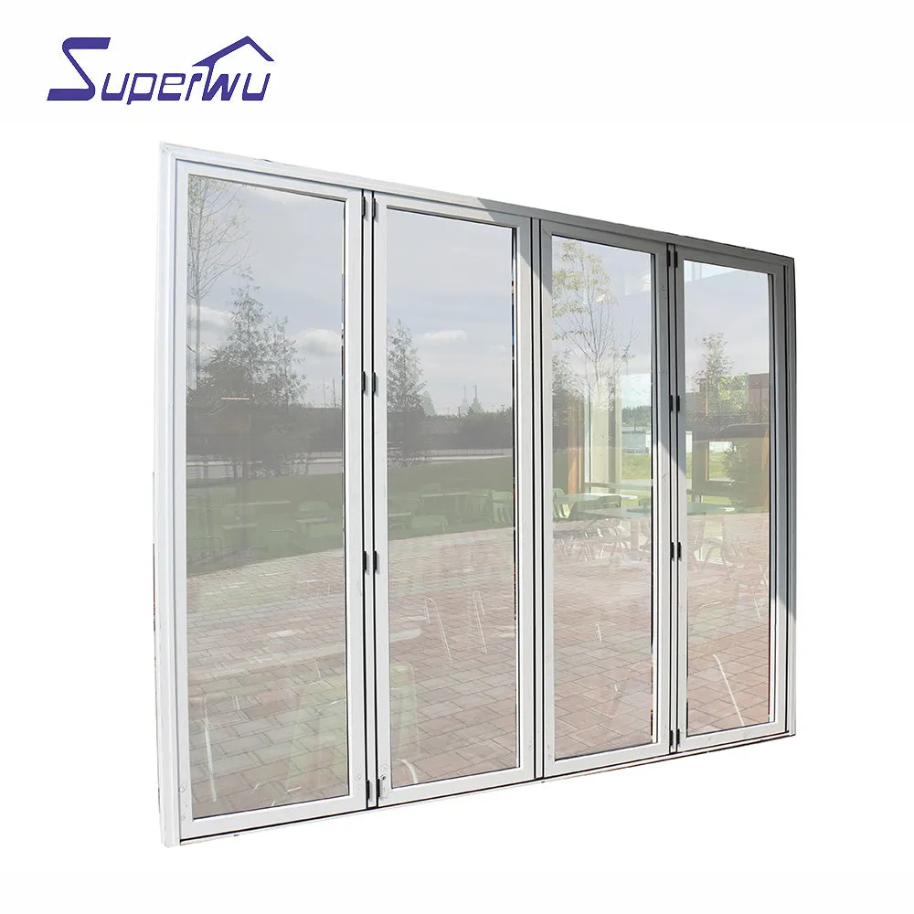 Superwu Customizable Folding Doors That Are Thermally Insulated, Oisture-proof, Fire-proof And Flame-retardant