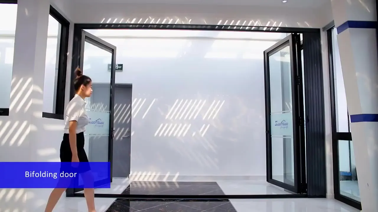 Superwu Customizable Folding Doors That Are Thermally Insulated, Oisture-proof, Fire-proof And Flame-retardant