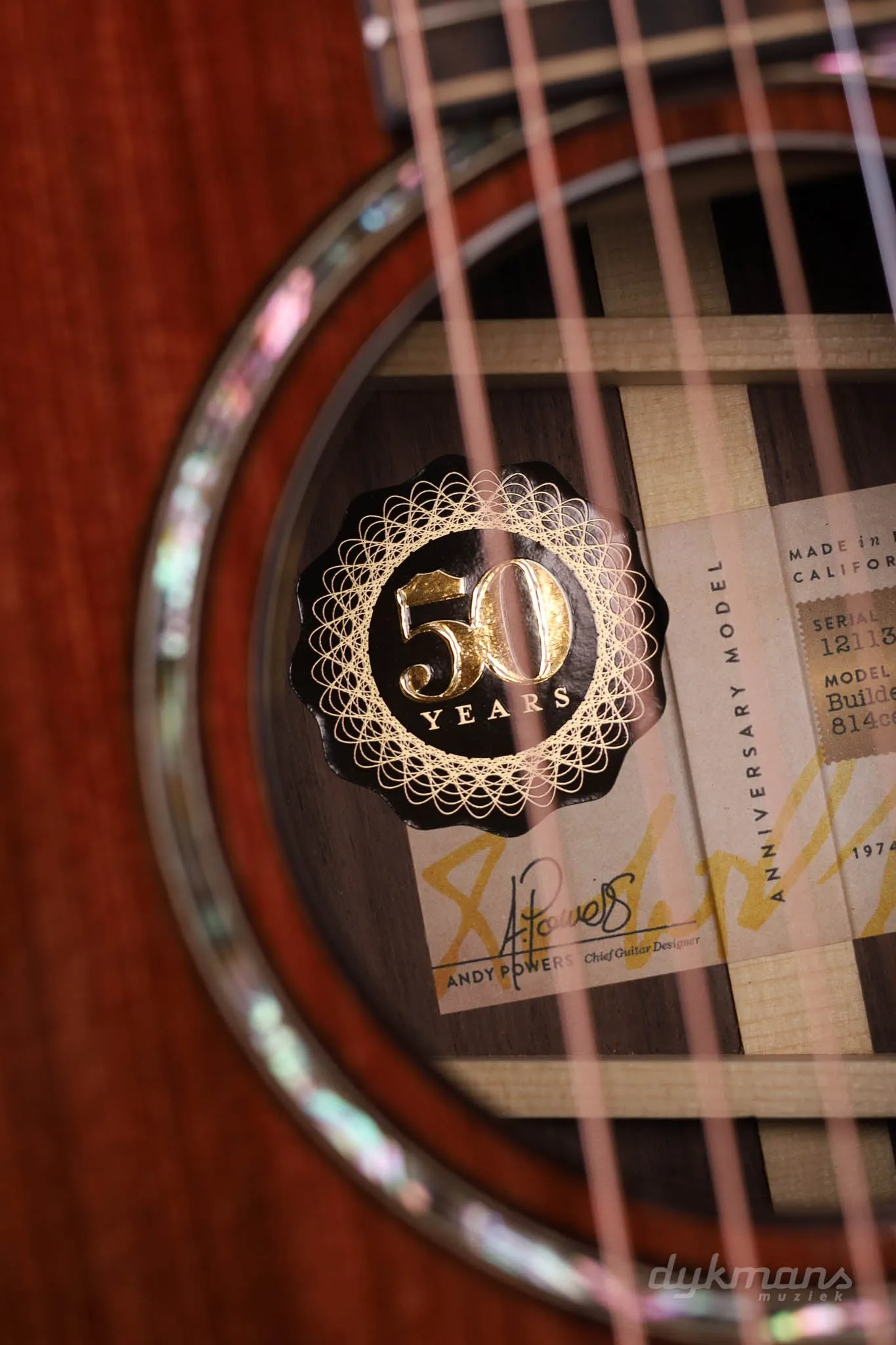 Taylor 50th Anniversary Builder's Edition 814ce