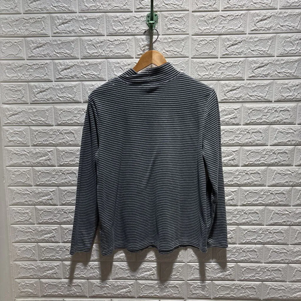 Vintage Striped Turtleneck