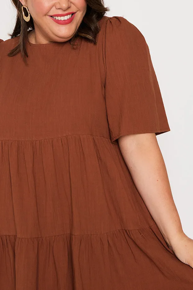 Wilma Brown Dress