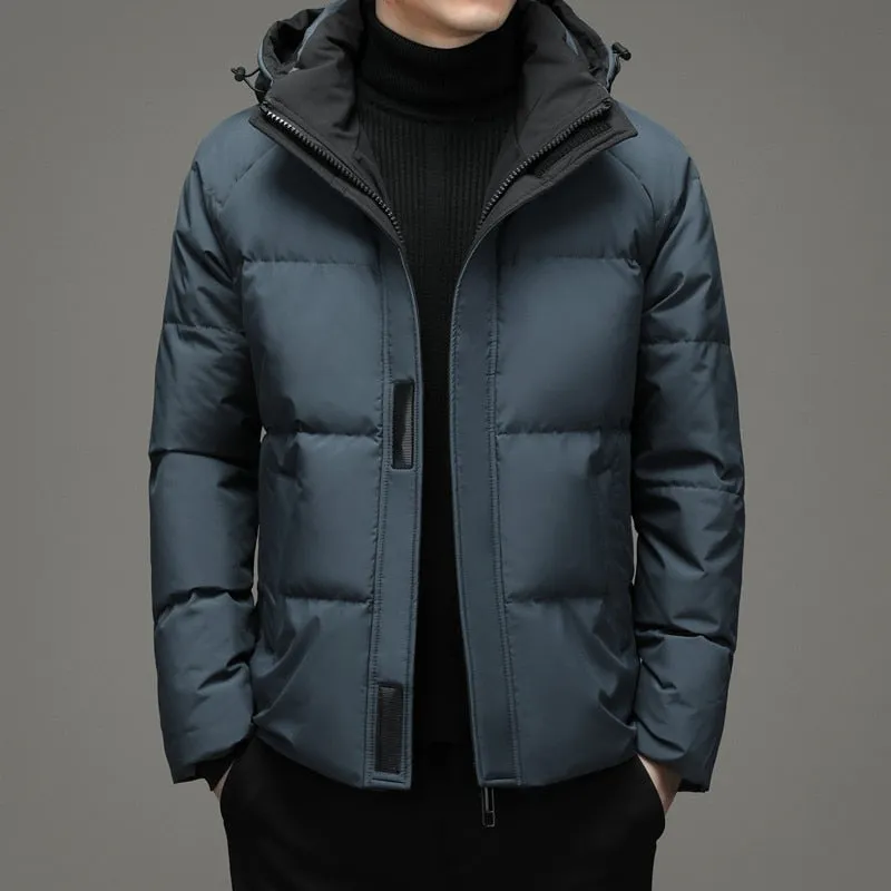 winter Men's 90% White Duck Down coat fashion keep warm Winter Down Jackets men Winter Coat Men Casual thicken Jacket M-4XL