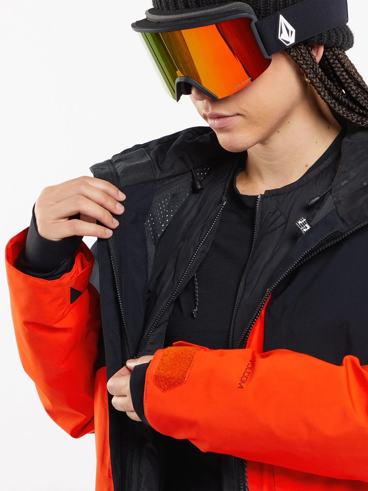 Womens Aw 3-In-1 Gore-Tex Jacket - Orange Shock