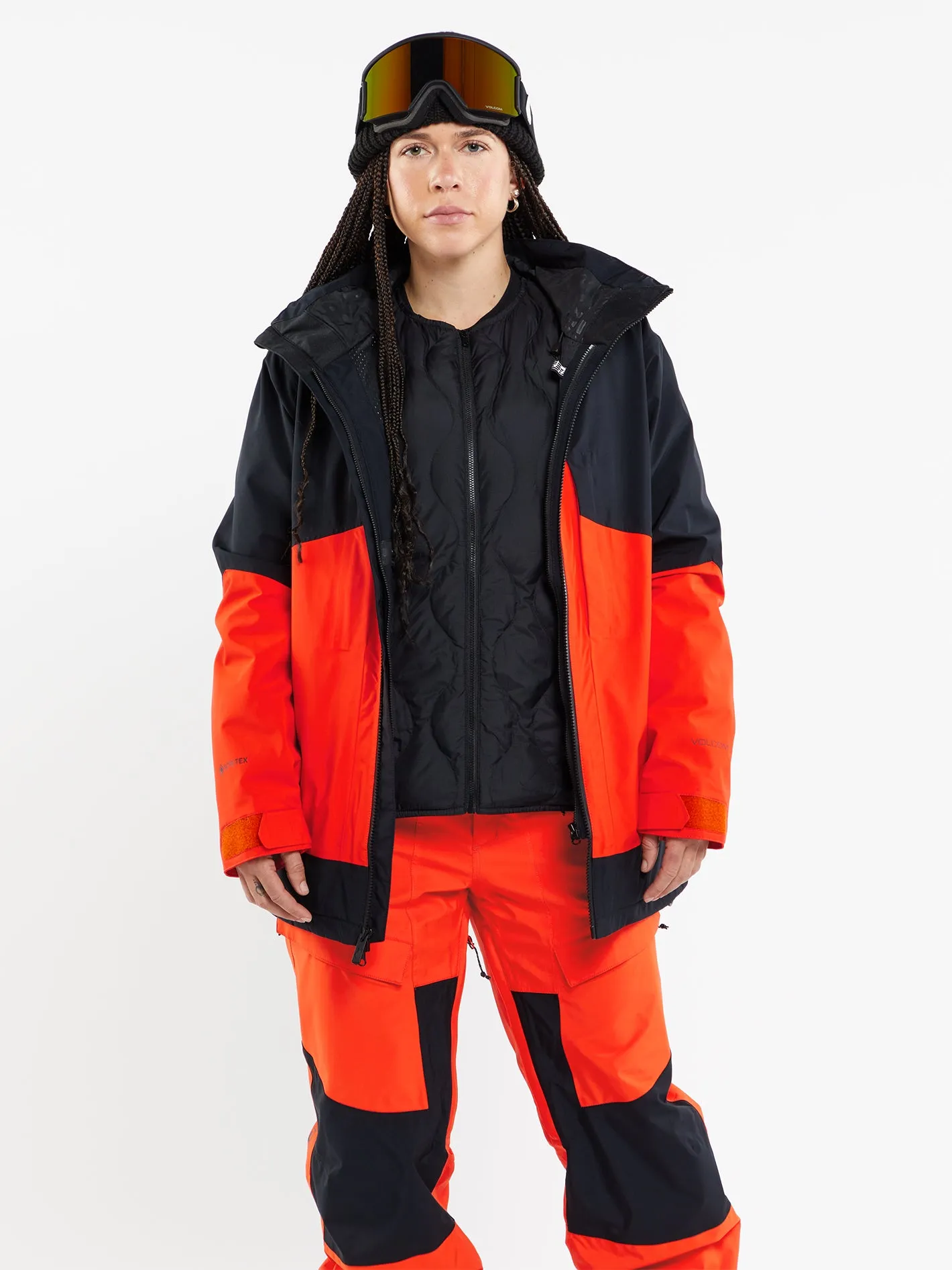 Womens Aw 3-In-1 Gore-Tex Jacket - Orange Shock